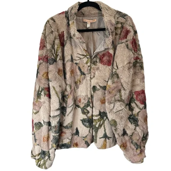 Anthropologie Hutch Florita Faux Fur Jacket Size XXL - Picture 4 of 6